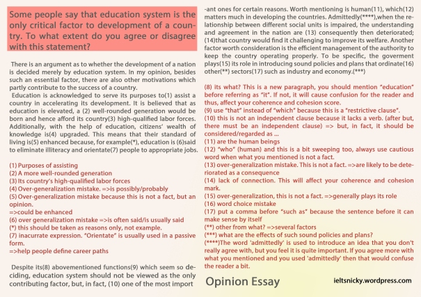 Review the education system essays